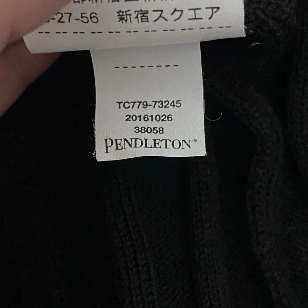 Pendleton 100% Merino Wool Sweater Womens S Long Sleeve Ribbed Lightweight Tunic - Picture 10 of 13